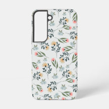 Motif botanique de fleurs sauvages modernes