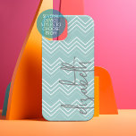 Coque Samsung Galaxy Motif Chevron bleu Pastel pour bébé - Nom du scrip<br><div class="desc">Un design tendance aux couleurs populaires. Un chevron bleu pastel avec une grande signature sur le côté. Si votre art doit encore être ajusté,  cliquez sur le bouton Personnaliser. Cela vous mènera à une zone de design où vous pouvez déplacer les choses et même changer de polices !</div>