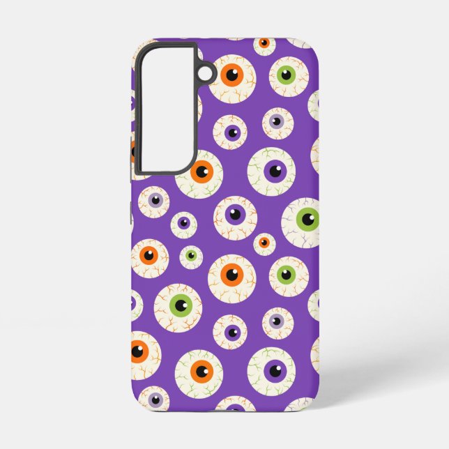 Coque Samsung Galaxy Motif coloré Halloween Eyeballs (Verso)