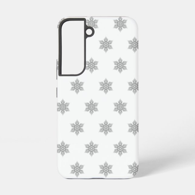 Coque Samsung Galaxy Motif Crystal Snowflake - (Verso)