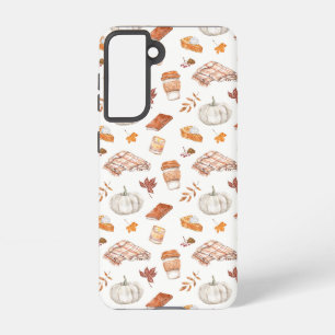 Coque Samsung Galaxy Motif d'aquarelle confortable Autumn Essentials