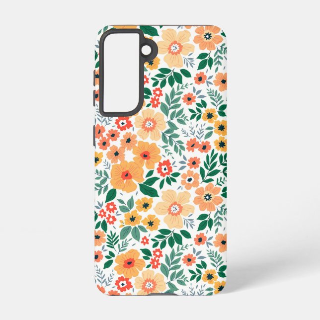 Coque Samsung Galaxy Motif de Bouquet de jardin coloré (Verso)