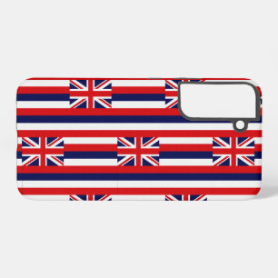Coque Samsung Galaxy Motif de carreaux du drapeau de l'État d'Hawaï Rou