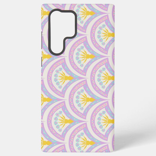Coque Samsung Galaxy Motif de coquille de couleur pastel (Verso)
