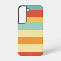 Motif de couleur rétro rayé