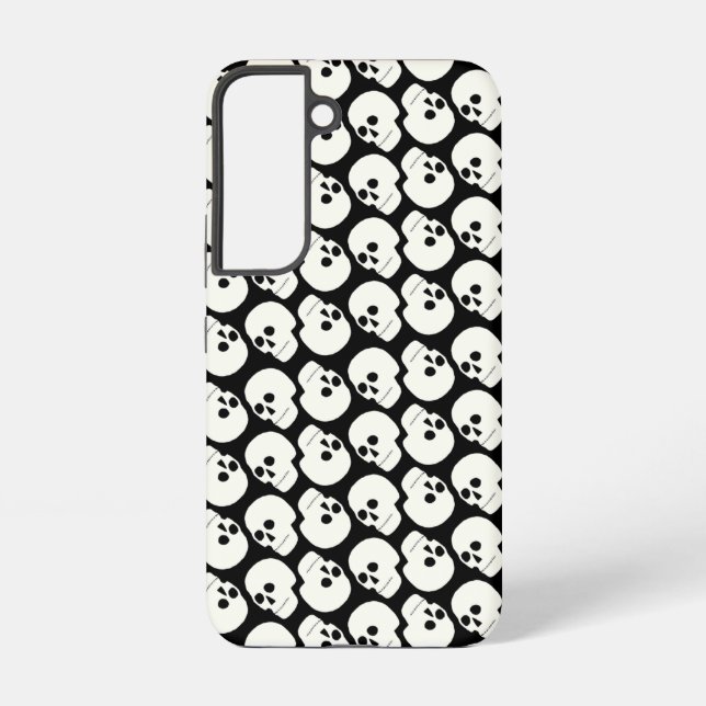 Coque Samsung Galaxy Motif de crânes latéraux (Verso)