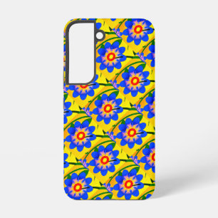 Coque Samsung Galaxy Motif de fleurs abstraites mignonnes
