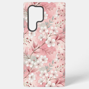 Coque Samsung Galaxy Motif de fleurs Sakura rose