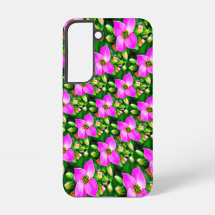 Coque Samsung Galaxy Motif de fleurs tropicales roses
