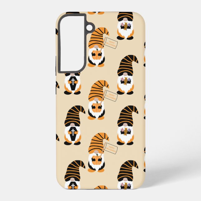 Coque Samsung Galaxy Motif De Gnomes, Halloween Gnomes Trick Ou Treat (Verso)