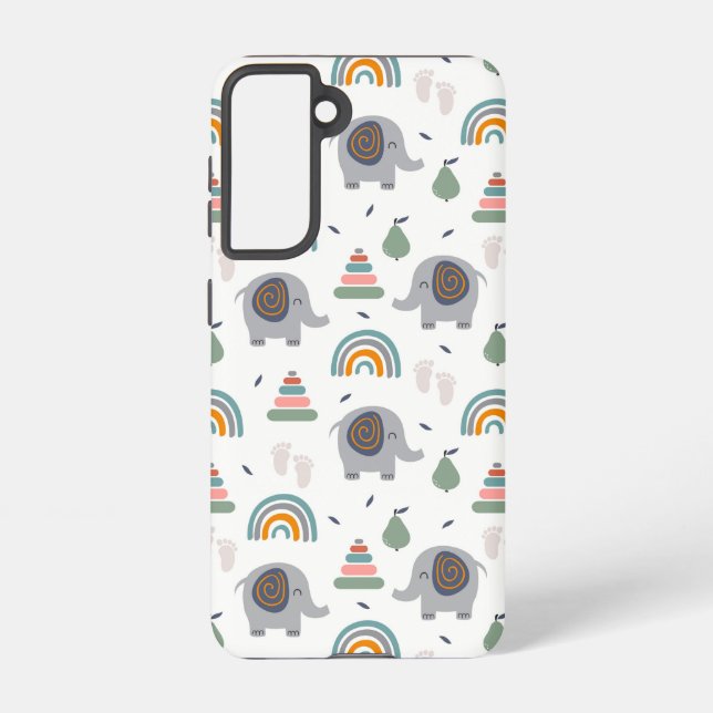 Coque Samsung Galaxy Motif de jouets pour bébé mou (Verso)