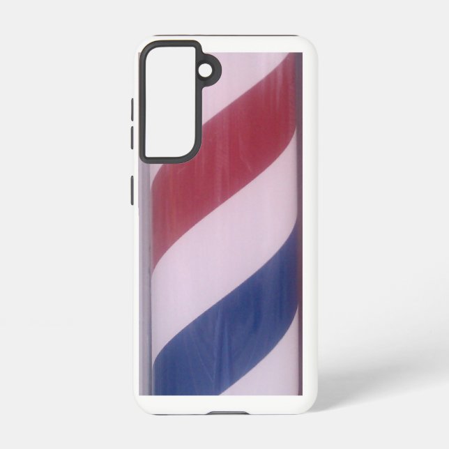Coque Samsung Galaxy Motif de mât de barbier (Verso)