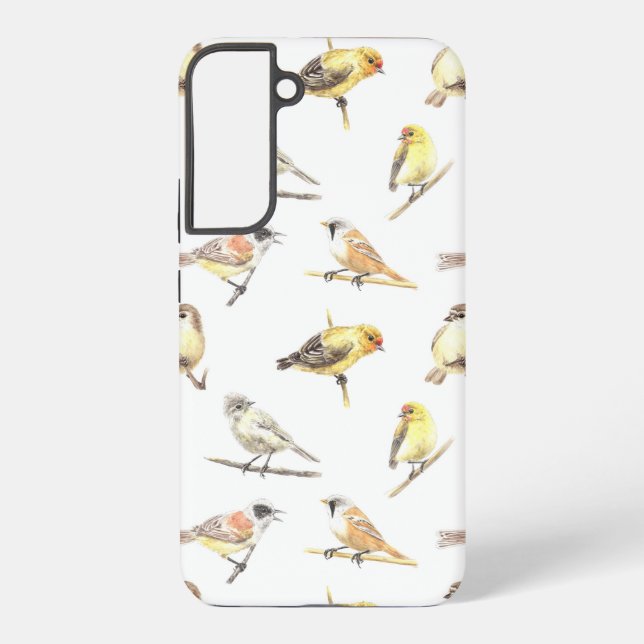 Coque Samsung Galaxy Motif de mésanges (Verso)