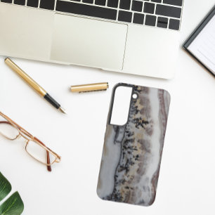 Coque Samsung Galaxy Motif de pierre d'agate dendritique