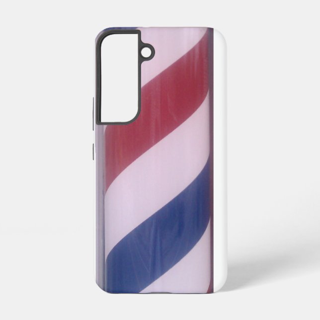 Coque Samsung Galaxy Motif de Pôle de Barbier S22 (Verso)
