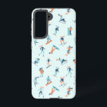 Coque Samsung Galaxy Motif de sports d'hiver<br><div class="desc">Découvrez ce mignon motif qui met en vedette des gens dans diverses activités sportives hivernales.</div>