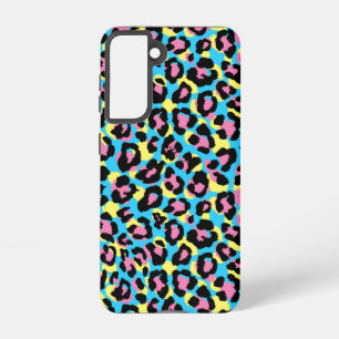 Coque Samsung Galaxy Motif de Spots Neon Leopard