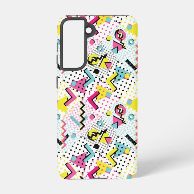 Coque Samsung Galaxy Motif de style postmoderne Memphis (Verso)