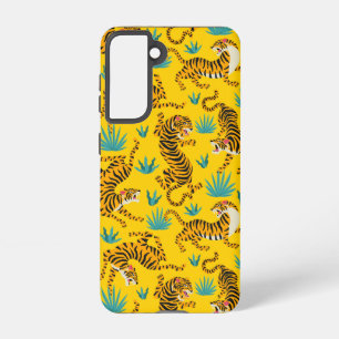 Coque Samsung Galaxy Motif de tigre d'or asiatique