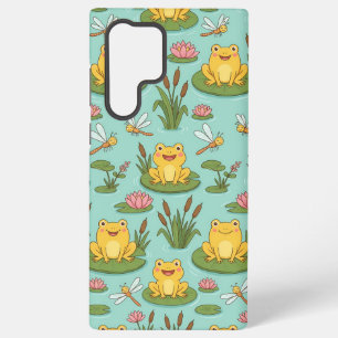 Coque Samsung Galaxy Motif d'étang de grenouille mignon