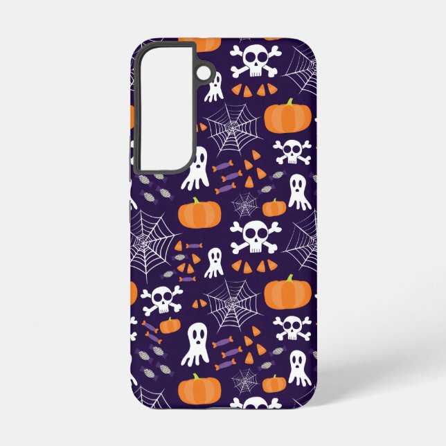 Coque Samsung Galaxy Motif d'Halloween amusant (Verso)