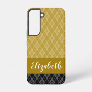 Coque Samsung Galaxy Motif élégant japonais Tatewaku en or