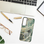 Coque Samsung Galaxy Motif en pierre minérale marine verte<br><div class="desc">Protégez votre téléphone Samsung Galaxy S22 avec ce boîtier téléphonique branché qui présente une image des motifs verts et jaunes de pierre minérale Mariposite. Sélectionnez votre style de téléphone. Une excellente idée cadeau pour le collectionneur de roches ! Pour les autres marques de téléphone, vous devrez customiser coque pour remplir...</div>