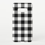 Coque Samsung Galaxy S10E Motif En vichy noir et blanc<br><div class="desc">Le motif en vichy noir et blanc présente des carrés noirs,  blancs et gris dans un carton à carreaux audacieux. Coques pour d'autres modèles et dispositifs disponibles dans la barre latérale. numériquement créé une image. Copyright © Claire E. Skinner. Tous droits réservés.</div>
