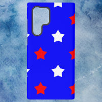 Motif étoile rouge blanc et bleu
