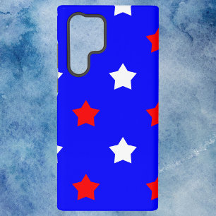 Coque Samsung Galaxy Motif étoile rouge blanc et bleu