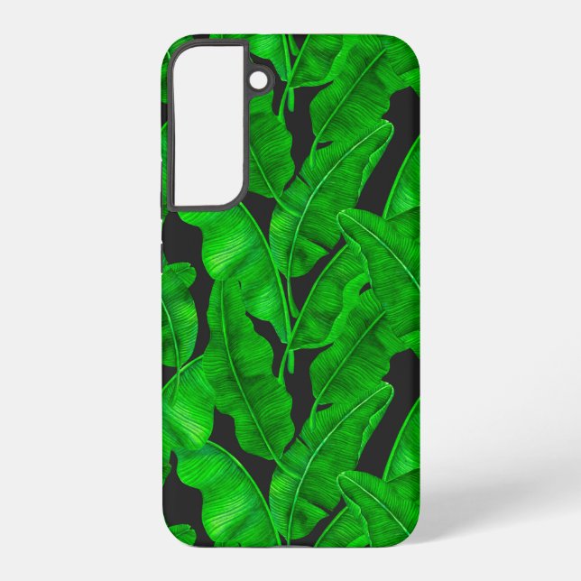 Coque Samsung Galaxy Motif feuille de banane (Verso)