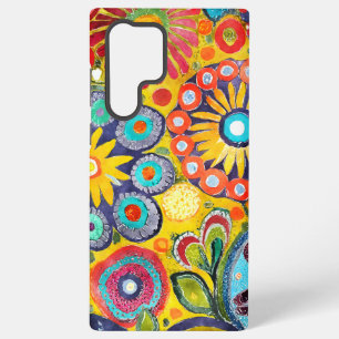Coque Samsung Galaxy Motif fleur amusant hippie