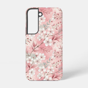 Coque Samsung Galaxy Motif Fleur de Sakura Rose