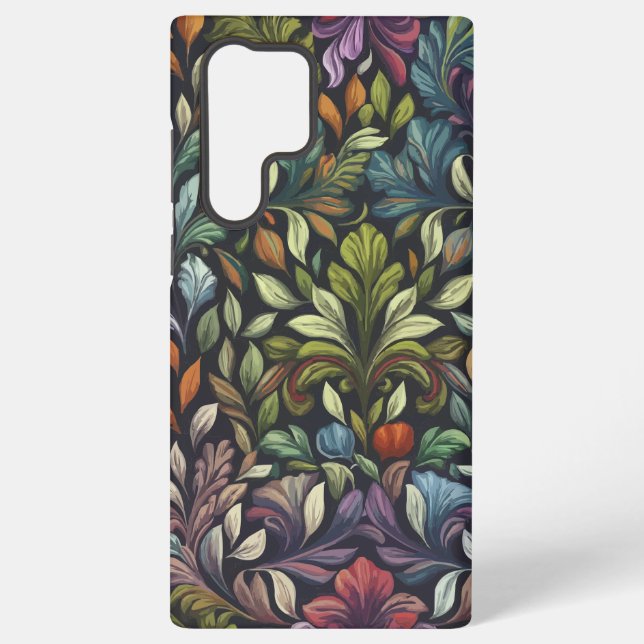 Coque Samsung Galaxy Motif floral complexe (Verso)