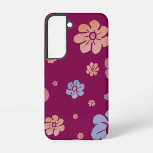 Coque Samsung Galaxy Motif floral rétro coloré Floral groovy mignon