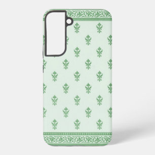 Coque Samsung Galaxy Motif floral vert