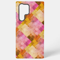 Motif géométrique à aquarelle rose