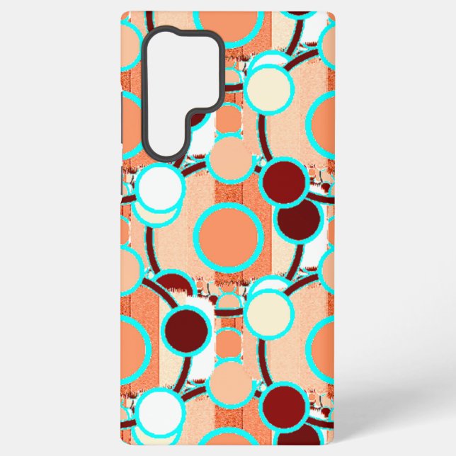 Coque Samsung Galaxy Motif géométrique du milieu du siècle (Verso)
