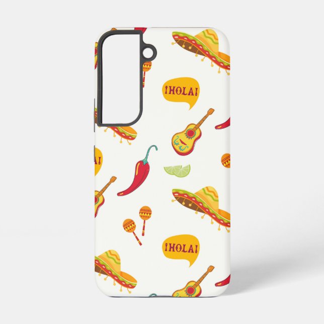 Coque Samsung Galaxy Motif inspiré du Mexique (Verso)