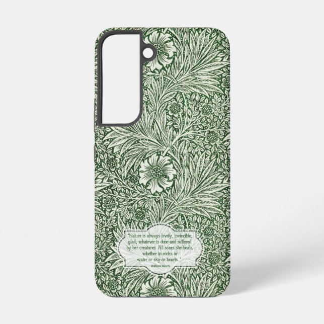 Coque Samsung Galaxy Motif Marigold - William Morris (Verso)