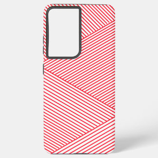 Coque Samsung Galaxy Motif minimal rouge