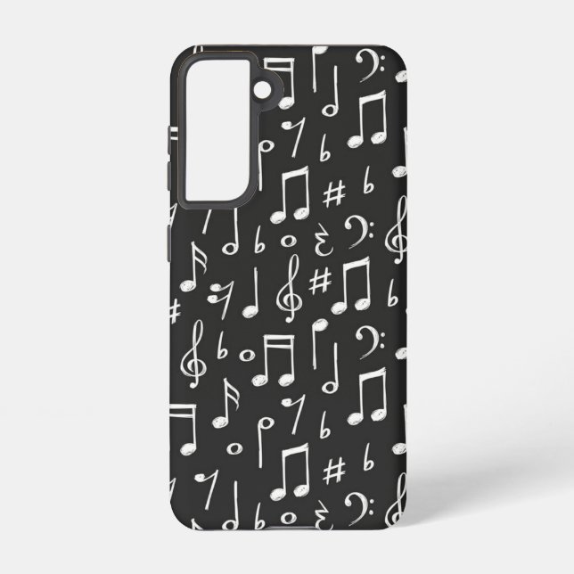 Coque Samsung Galaxy Motif musical (Verso)