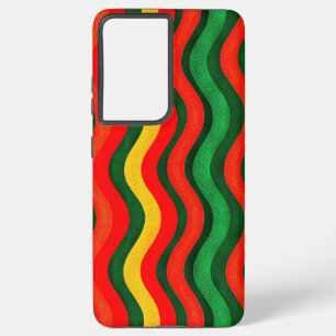 Coque Samsung Galaxy Motif ondulé coloré