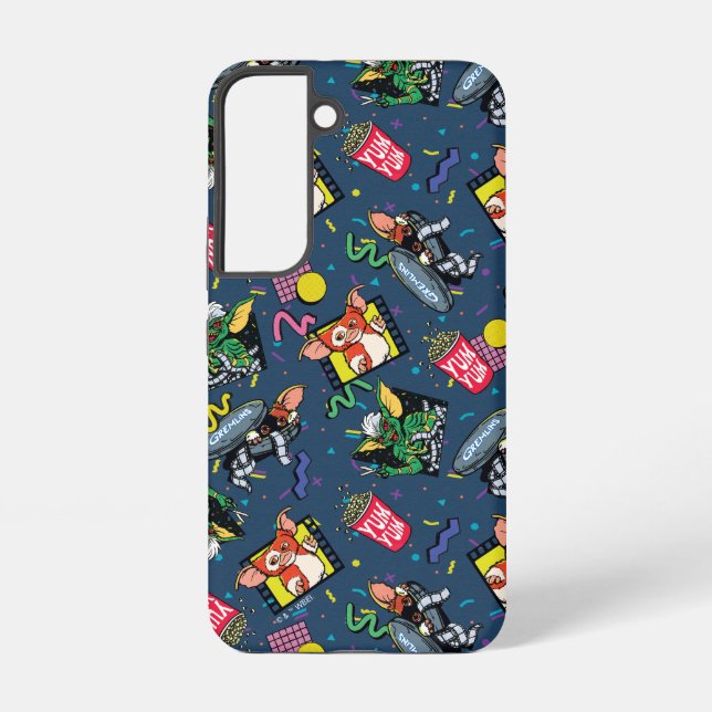 Coque Samsung Galaxy Motif Rétro-onde Gremlins™ 80's (Verso)