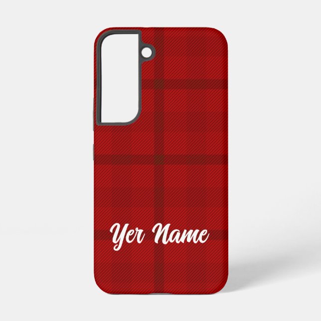 Coque Samsung Galaxy Motif rouge - (Verso)