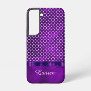 Coque Samsung Galaxy Motif Royal Purple Silver