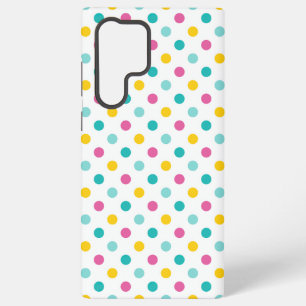 Coque Samsung Galaxy Motif sans couture à pois colorés