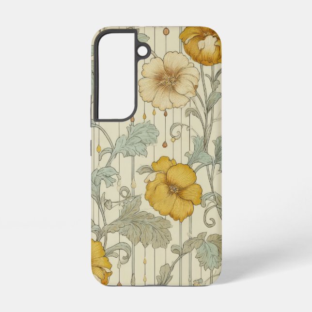 Coque Samsung Galaxy Motif sans fil Sage Green (Verso)