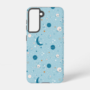 Coque Samsung Galaxy Motif Sky & Space bleu