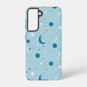 Coque Samsung Galaxy Motif Sky & Space bleu
